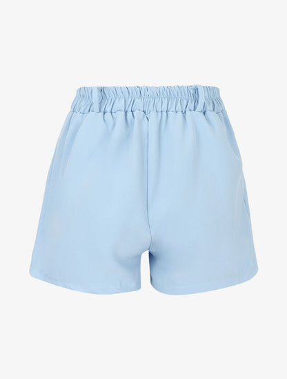 Mini short à grandes poches - bleu ciel - 2