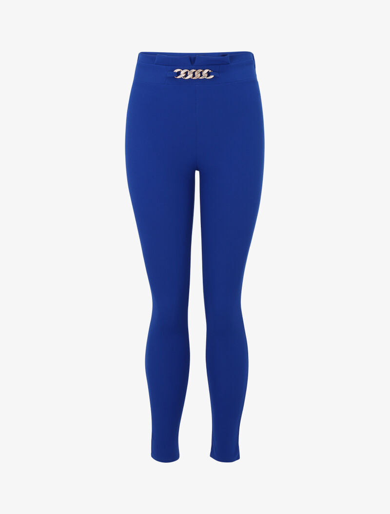 Legging à détail chaîne - bleu roi - 3
