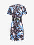 Robe côtelée à manches courtes - noir - 1