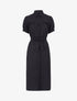Robe chemise à manches courtes - noir - 3