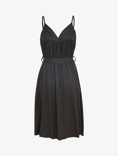 Robe fluide style portefeuille - noir - 2