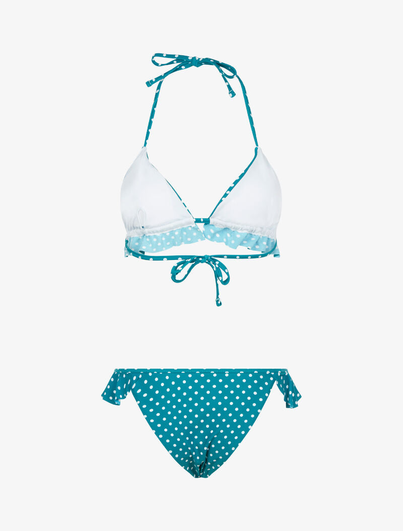 Bikini à imprimé pois - vert - 2
