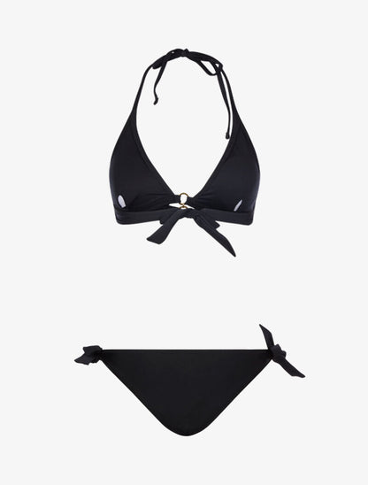 Bikini à détails métalliques - noir - 2