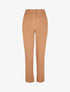 Pantalon de tailleur avec coutures - camel - 1