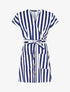 Robe patineuse à rayures - marine - 3