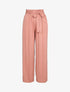 Pantalon fluide coupe droite ample - rose - 1