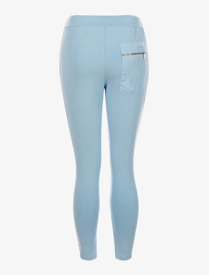 Jogpants 7/8 tinta unita - azzurro cielo