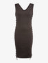 Robe côtés à lacets - noir - 5
