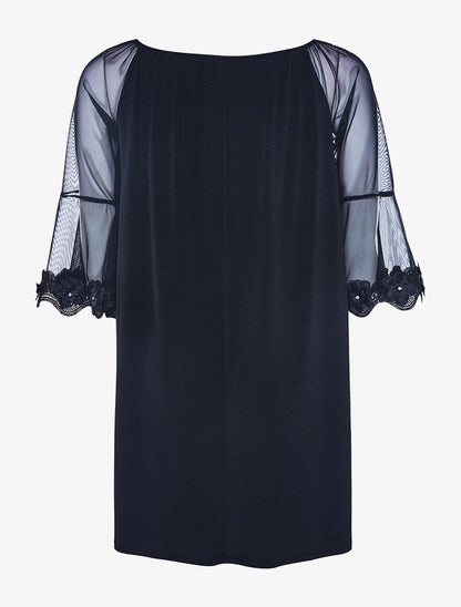 Robe légère manches à  - noir - 5