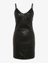Robe basic à sequins - vert - 3