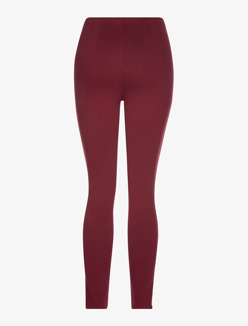 Jogpants 7/8 bande bianche - viola