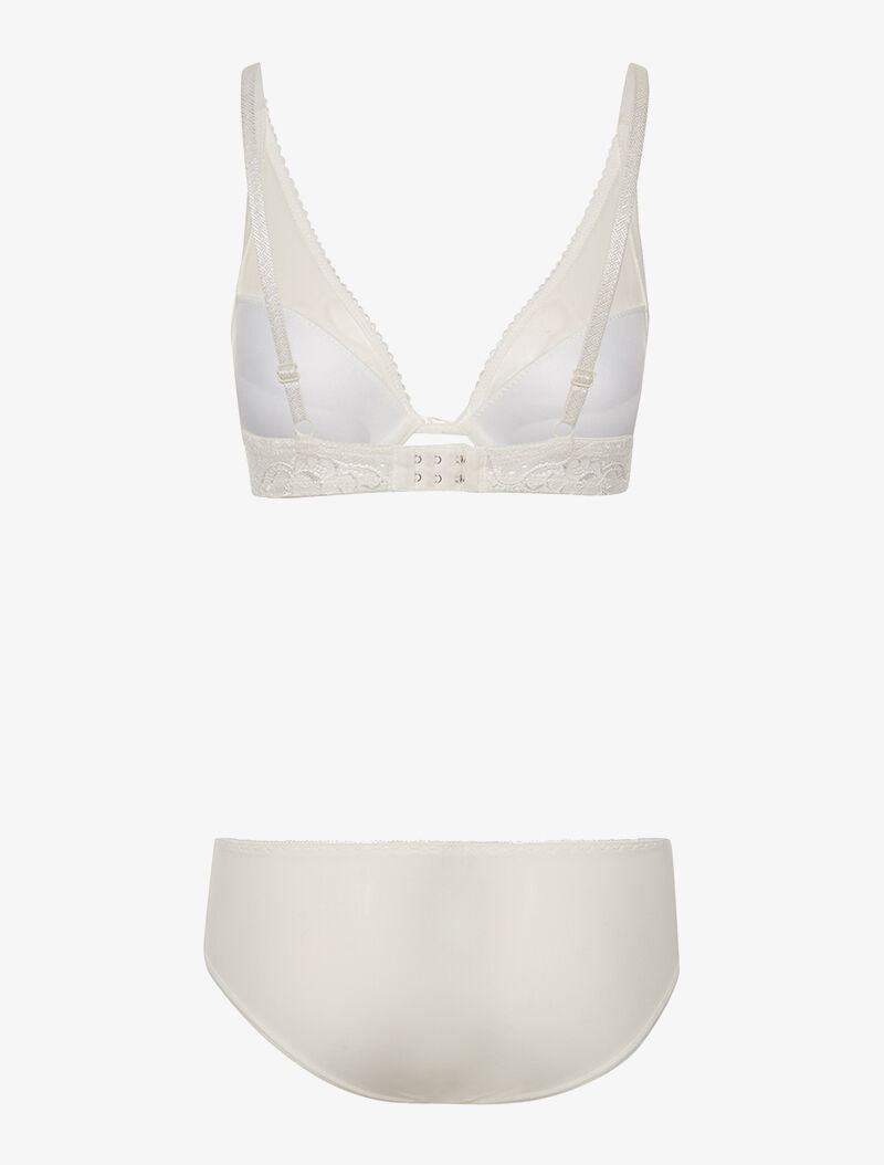 Ensemble SG et culotte avant transparent - blanc - 2