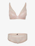 Ensemble SG et culotte avant transparent - rose - 1
