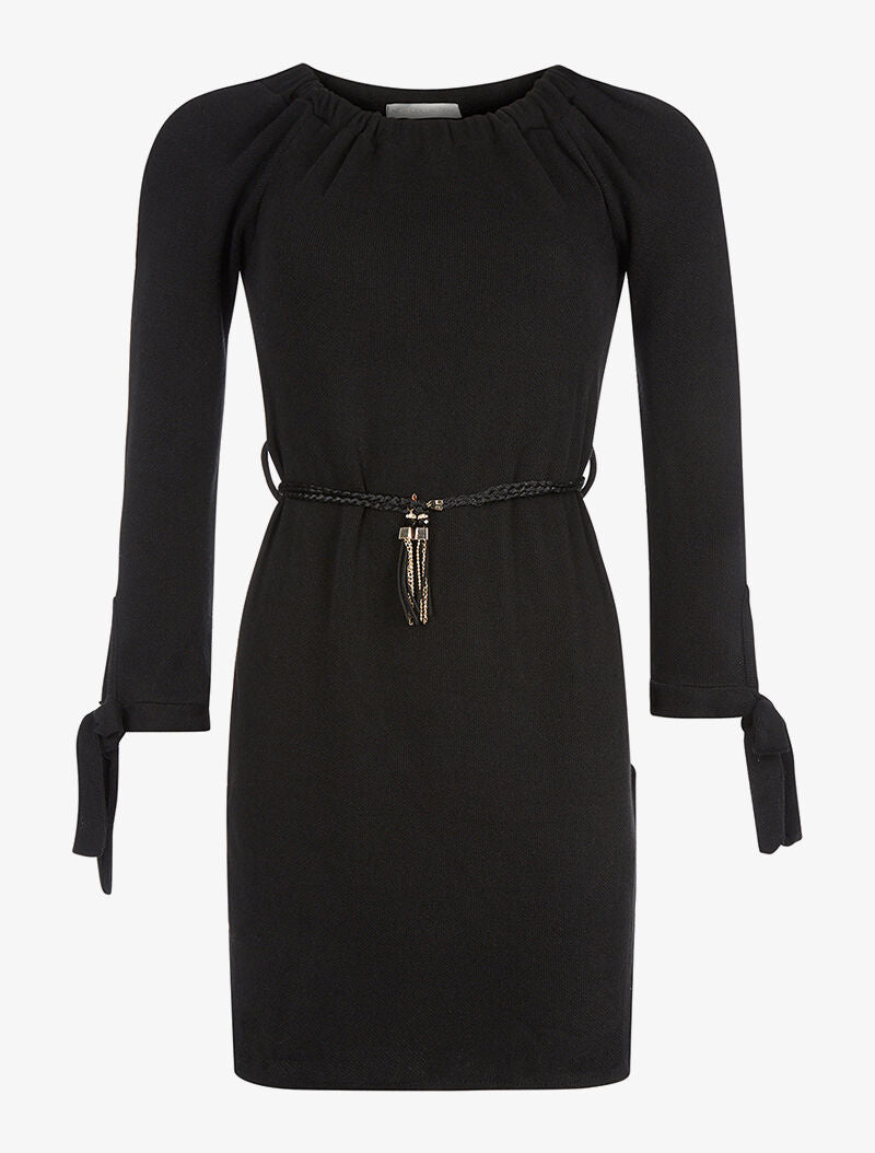 Robe-pull épaules nues - noir - 1