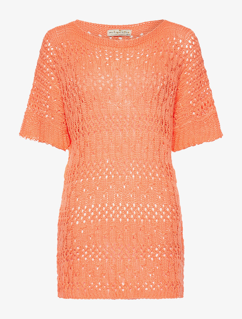 Robe-pull filet - orange - 3