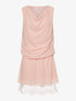 Robe bouffante bas dentelle - rose - 1