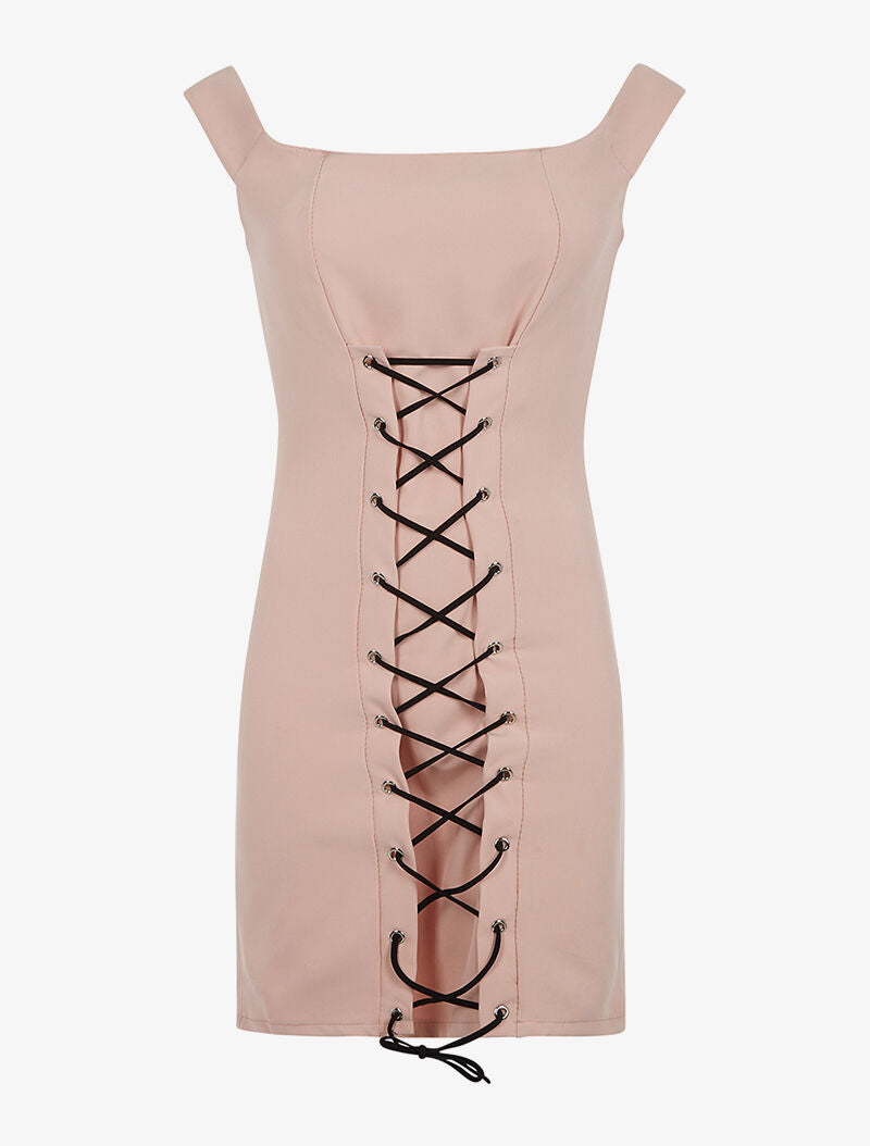 Robe corsage avant - rose - 3