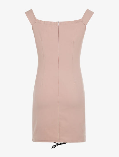 Robe corsage avant - rose - 2