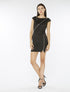 Robe à zips velours - noir - 5