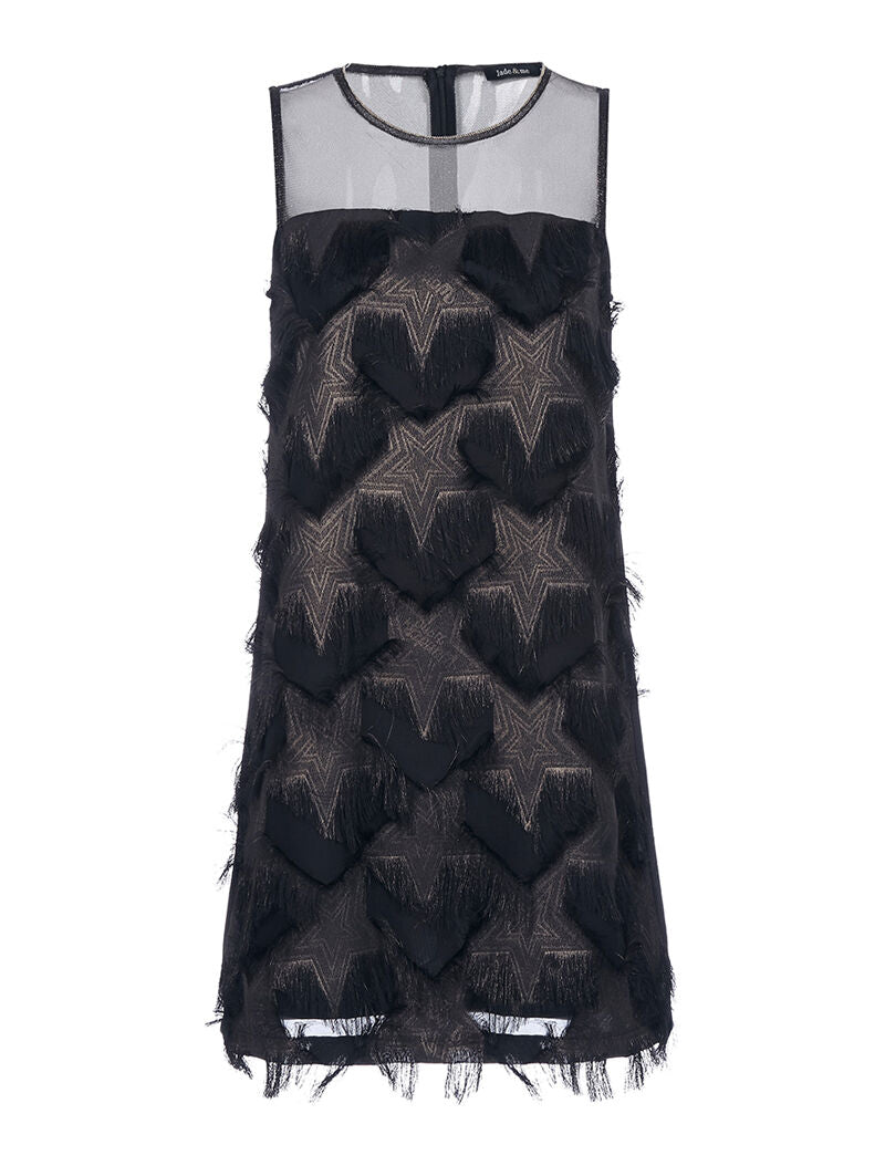 Robe étoilée charleston - noir - 7