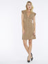 Robe légère décolleté V - taupe - 1