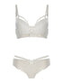 Ensemble SG et string poitrine lace - blanc - 1