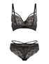 Ensemble SG et string poitrine lace - noir - 1