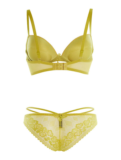 Ensemble SG et culotte lace out - vert anis - 2