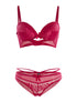 Ensemble SG et culotte lace out - fushia - 1