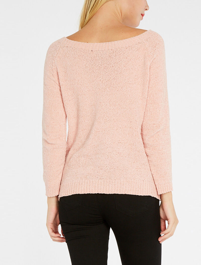 Pull pilou basic - rose - 4