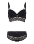 Ensemble SG et culotte dentelle - noir - 1
