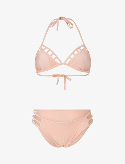 Bikini triangle uni - Rose saumon - 2