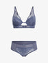Ensemble SG et culotte avant transparent - Violet - 1