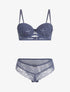 Ensemble SG corbeille et culotte - Violet - 1