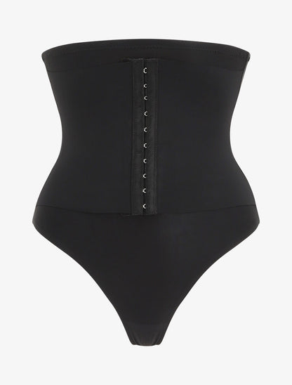 String gainant taille haute - Noir - 1
