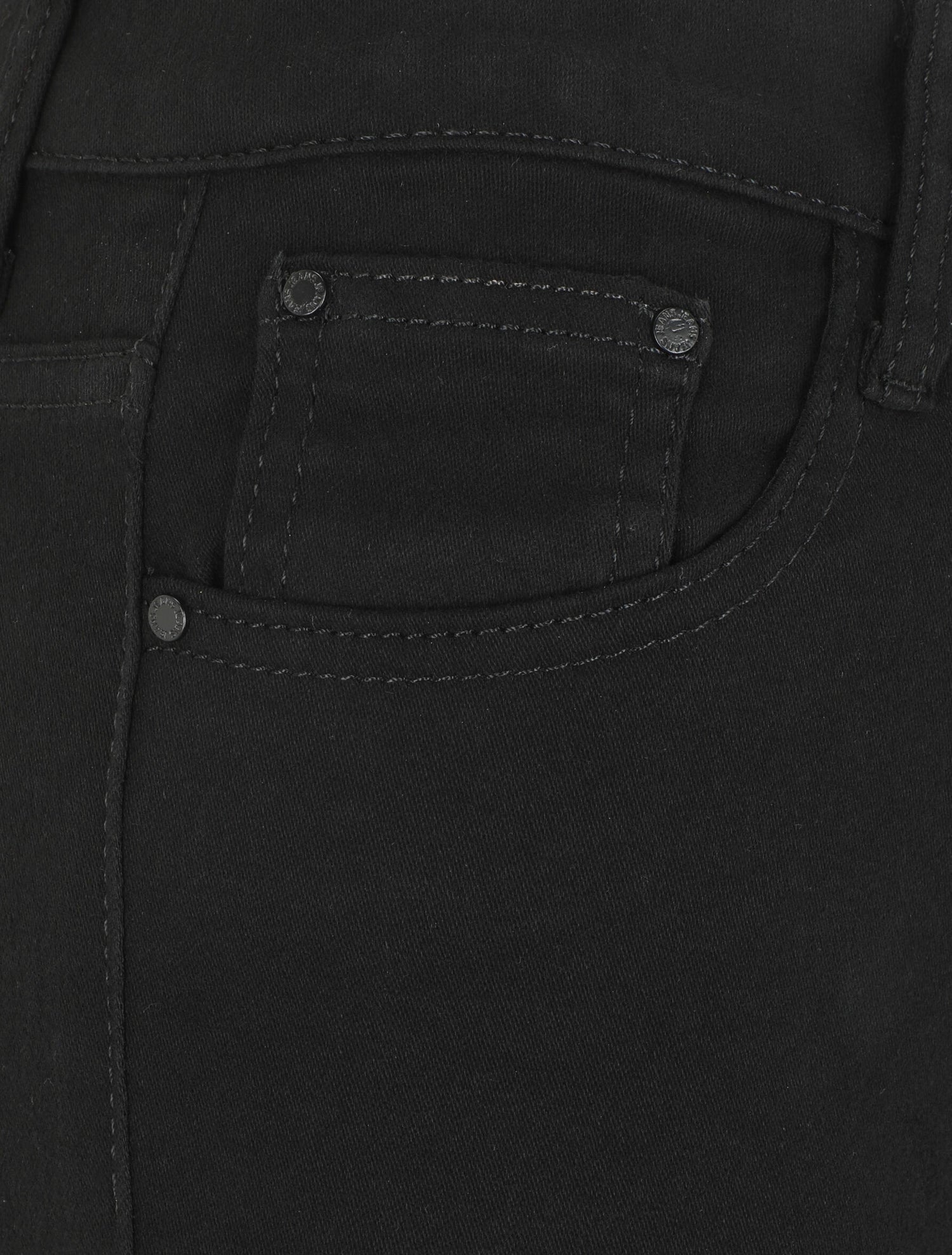 Jean à revers coupe slim - Noir - 3