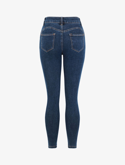 Jean push up coupe slim - Bleu - 2
