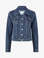 Giacca di jeans dritta - Blu