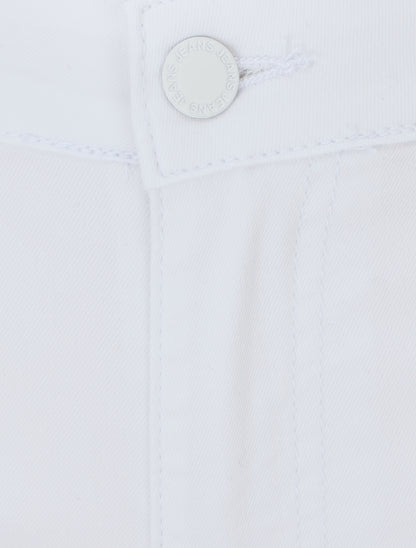 Jean skinny uni grande taille - Blanc - 3