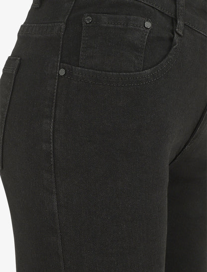 Jean classique coupe droite - Noir - 3