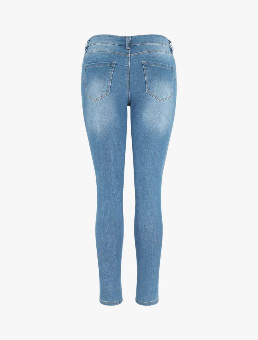 Jean push up coupe slim - Bleu - 2