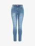 Jean grande taille push up coupe droite - Bleu - 4