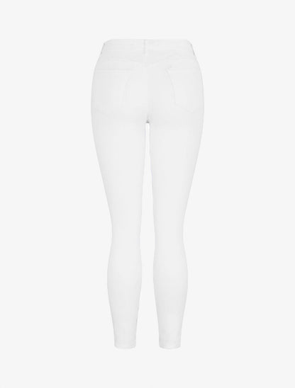 Jean uni coupe skinny - Blanc - 2