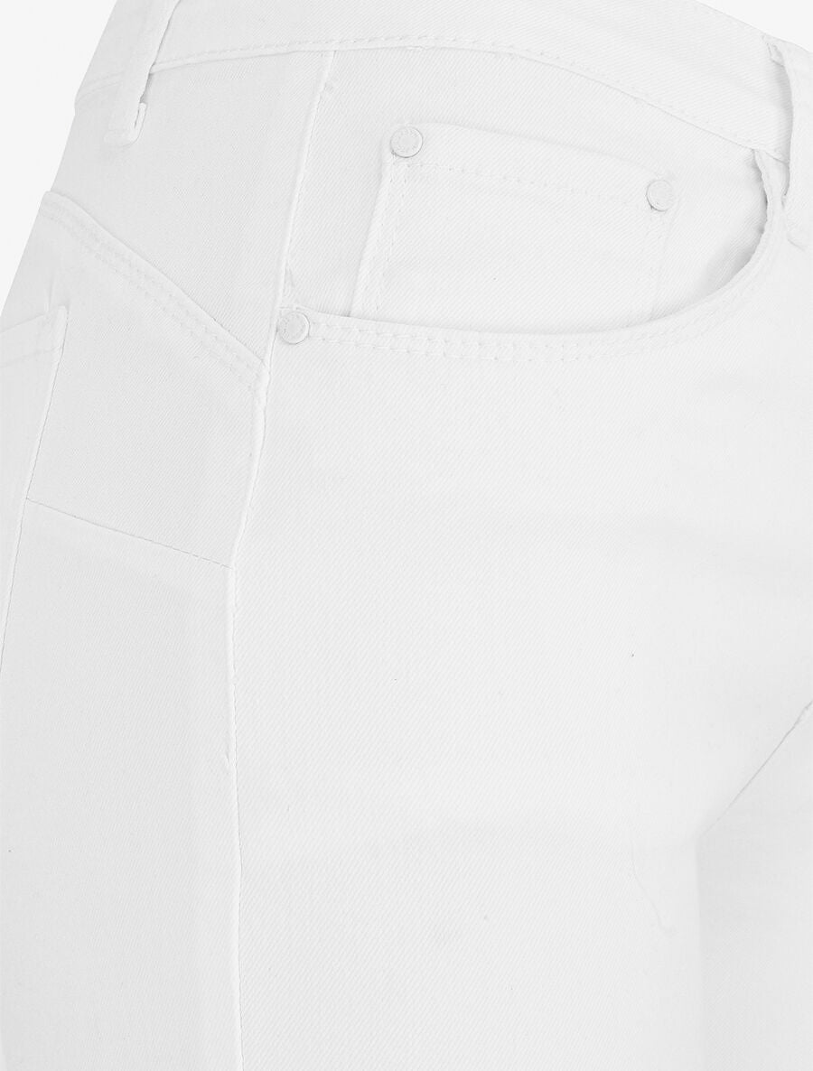 Jean uni coupe skinny - Blanc - 3