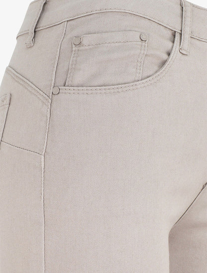 Jean uni coupe skinny - Taupe - 3
