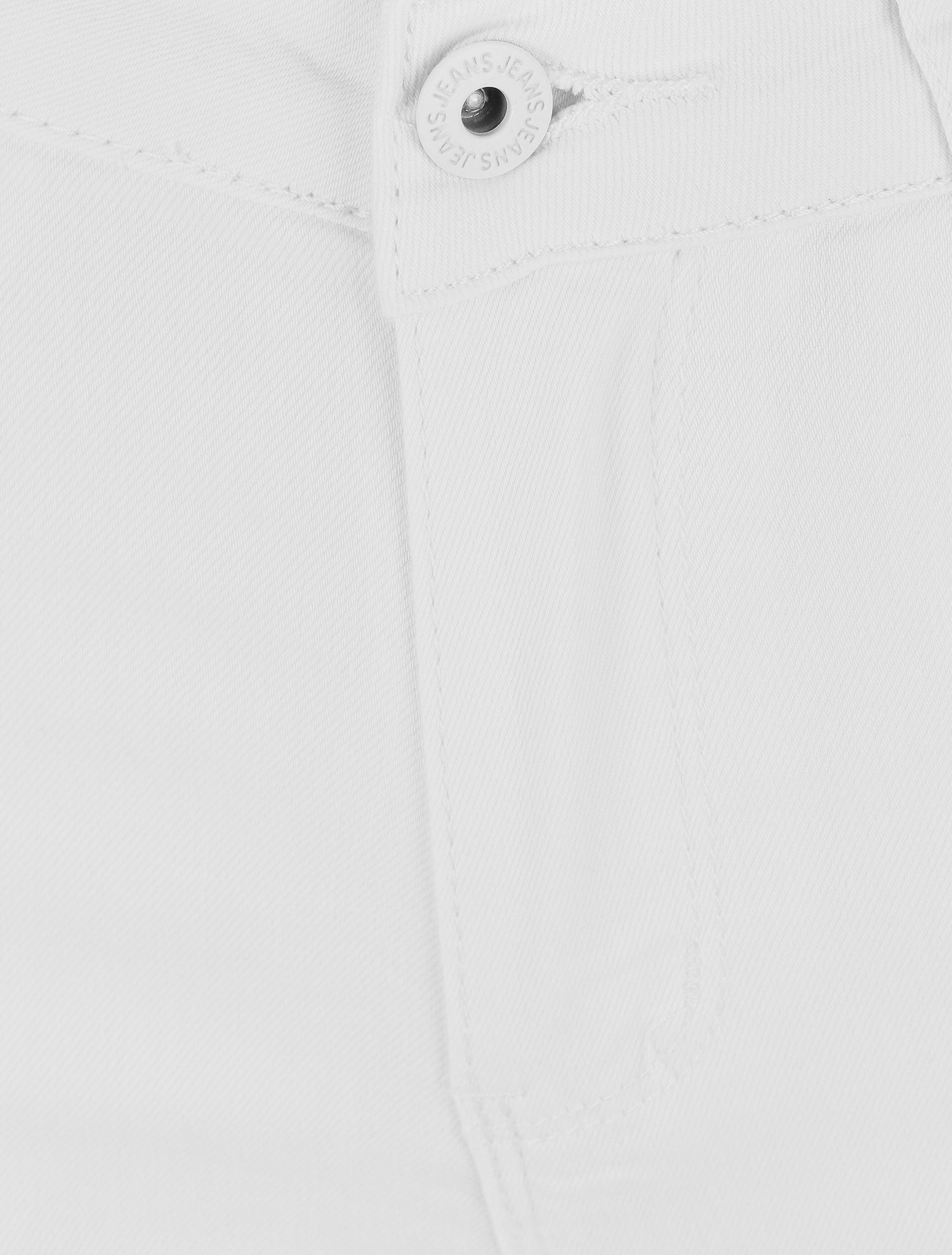 Bermuda push up uni coupe droite - Blanc - 3
