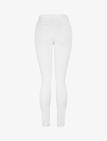 Jean taille haute slim - Blanc - 2