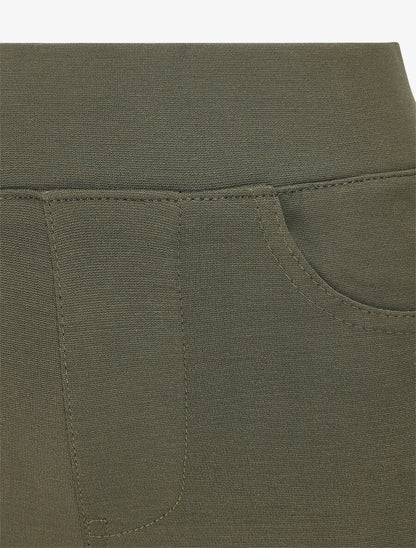 Jegging uni taille standard coupe slim - Kaki - 3