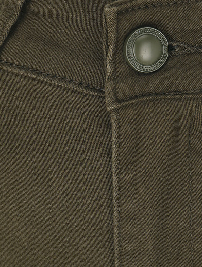 Jean uni coupe slim - Kaki - 3