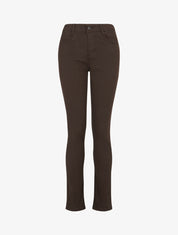 Jean slim push-up basique - Marron - 1